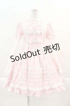 画像: Angelic Pretty / 2008年 Lucky Pack ワンピース単品  ピンクｘ白 I-24-07-22-069-AP-OP-HD-ZI