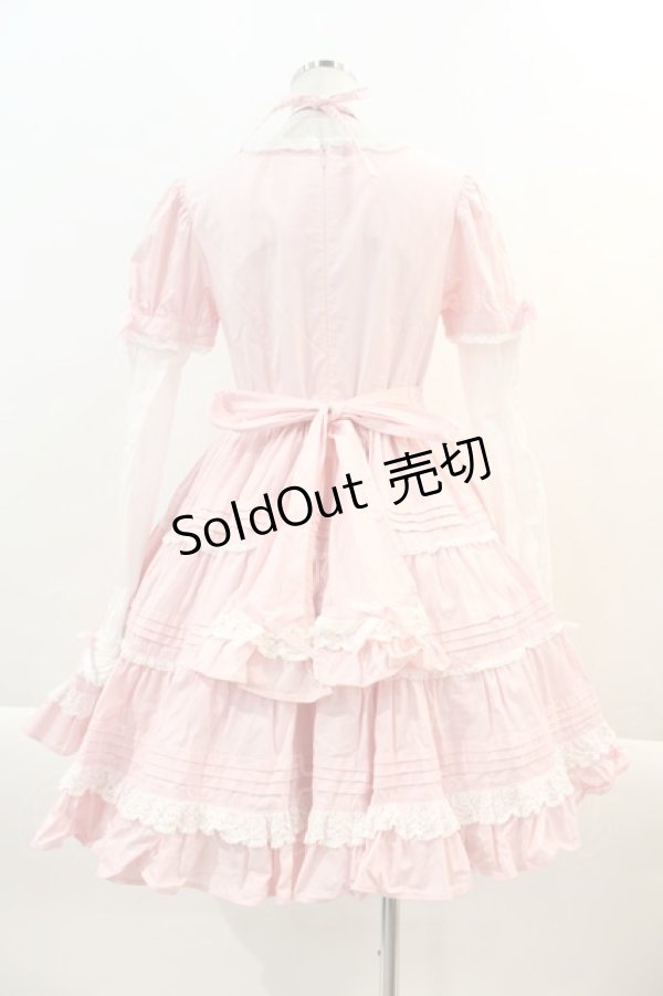 画像2: Angelic Pretty / 2008年 Lucky Pack ワンピース単品  ピンクｘ白 I-24-07-22-069-AP-OP-HD-ZI (2)