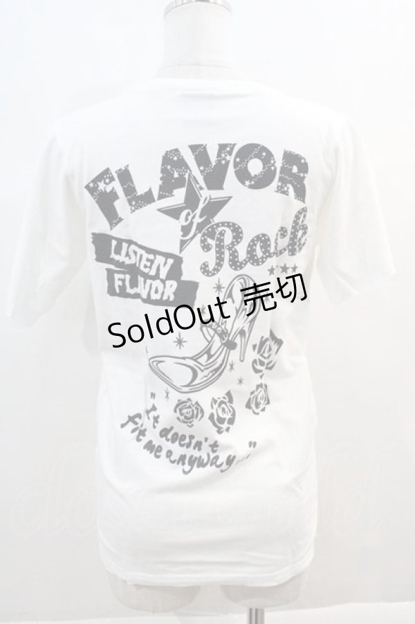 画像2: LISTEN FLAVOR / プリンセスROCK Tシャツ  白Ｘ黒Ｘ紫Ｘピンク I-24-08-06-033-PU-TO-HD-ZT418 (2)