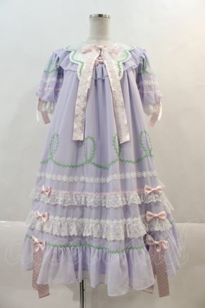 画像: Angelic Pretty / Easter Eggワンピース  ラベンダー I-24-08-09-077-AP-OP-HD-ZI