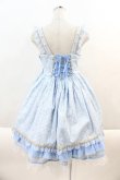 画像2: Angelic Pretty /  Bunny Crownジャンパースカート  サックス I-24-08-15-064-AP-OP-AS-ZI (2)