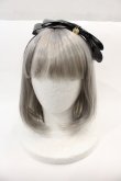 画像1: Angelic Pretty / Doll's Ribbonカチューシャ  黒 I-24-08-27-088-AP-AC-HD-ZI (1)