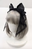 画像2: Angelic Pretty / ガラスの人形カチューシャ  黒 I-24-08-27-096-AP-AC-HD-ZI (2)