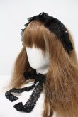 画像1: Angelic Pretty / レーシィプリンセスヘット゛ト゛レス  黒 I-24-09-05-096-AP-AC-HD-ZI (1)