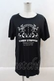 画像1: Candy Stripper / 東京キャンディTシャツ L 黒Ｘ白 I-24-09-22-038-PU-TO-HD-ZI (1)