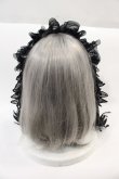 画像3: MAJOH / ANGEL CRYSTAL FROST PIERCE HEAD DRESS  黒 I-24-10-12-100-GO-AC-HD-ZI (3)