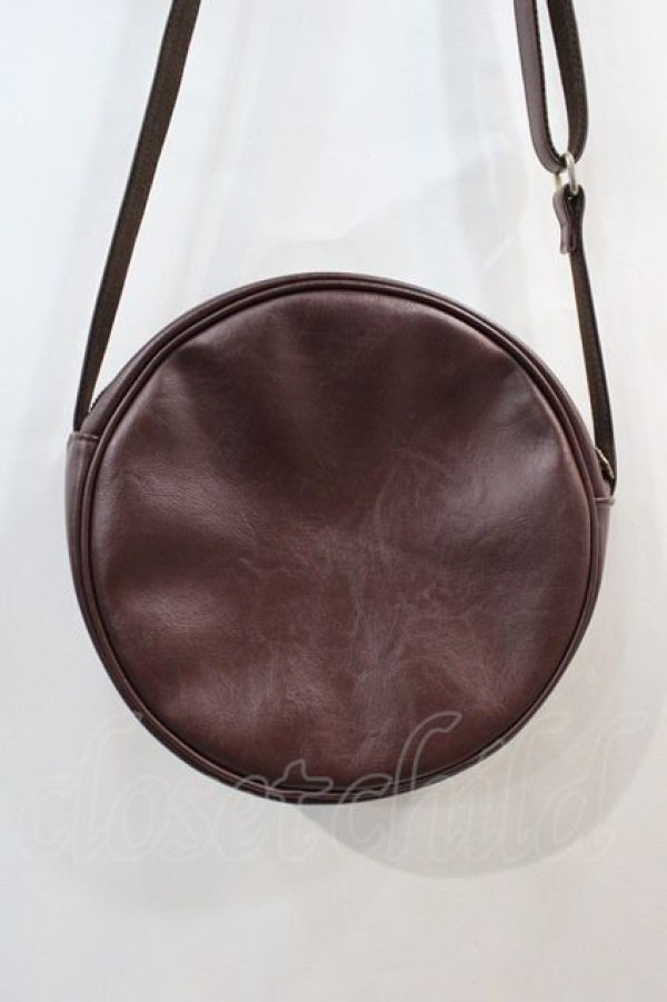 画像3: Q-pot. / Chocolate Round Shoulder Bag  ブラウン I-24-10-24-110-QP-BG-HD-ZI (3)