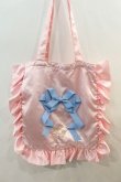 画像1: Angelic Pretty / Sweetie Ribbonトートバッグ  ピンクＸサックス I-24-10-24-112-AP-BG-HD-ZI (1)