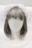 画像1: Angelic Pretty / お花レースシースルーリボンカチューシャ  白 I-24-10-24-121-AP-AC-HD-ZI (1)