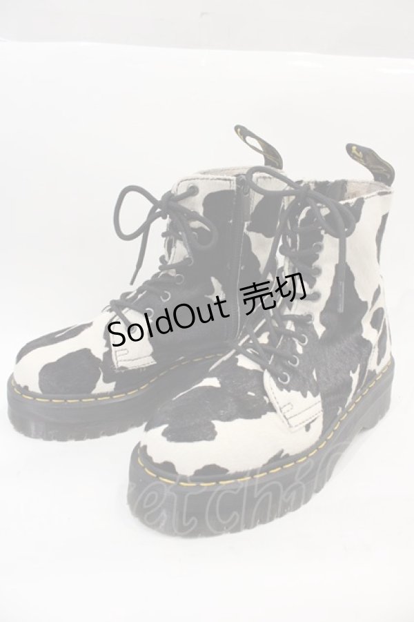 画像3: Dr.Martens （Getta Grip） / Jadon Cow Print Hair On UK6 黒 I-24-10-29-119-PU-SH-HD-ZI (3)