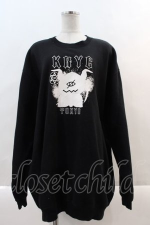 画像: KRY CLOTHING / KRYC TOKYOスウェット  黒 I-24-11-12-035-EL-TO-HD-ZI