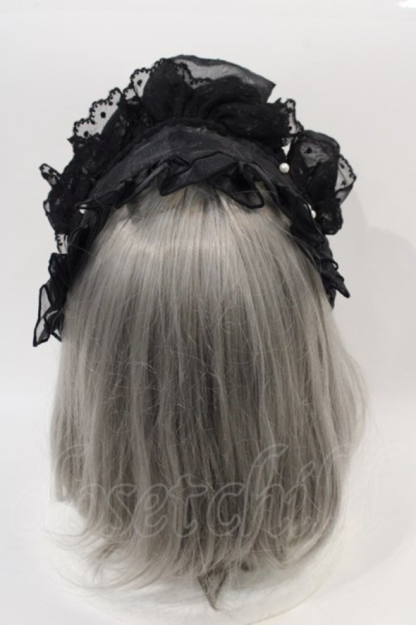 画像3: Angelic Pretty / Day Dreamブリム付きヘッドドレス  黒 I-24-11-14-085-AP-AC-HD-ZI (3)