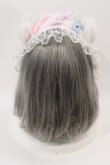 画像3: Angelic Pretty / Fluffy Puff Bunnyヘッドドレス  ピンクＸ白 I-24-11-14-087-AP-ZA-HD-ZI (3)