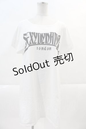 画像: SEXY DYNAMITE LONDON / スポーツロゴBIG半袖Tシャツ M ホワイト I-24-11-14-020-PU-TS-HD-ZI