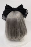 画像2: Angelic Pretty / Powder Heartカチューシャ  黒Ｘ白 I-24-11-22-101-AP-AC-HD-ZI (2)