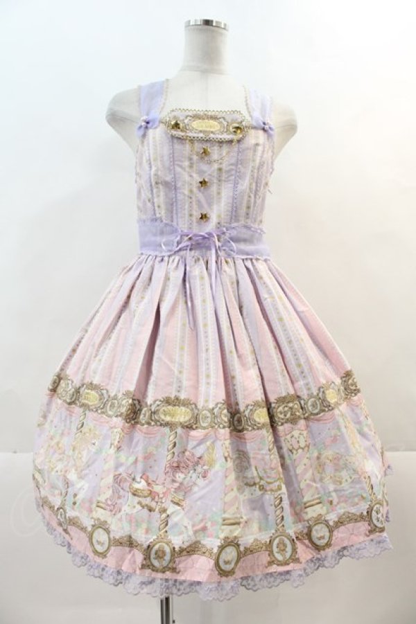 画像1: Angelic Pretty / Day Dream Carnivalジャンパースカート  ラベンダー I-24-11-24-049-AP-OP-HD-ZI (1)