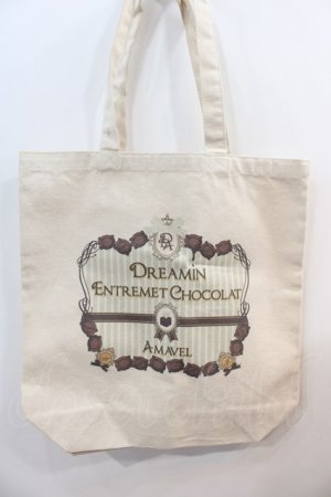 画像: Amavel / BAG DREAMIN ENTREMET CHOCOLATEトートバッグ  ミント I-24-12-01-095-CA-BG-HD-ZI