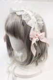 画像1: Angelic Pretty / リリカルバニーレースヘッドドレス  白Ｘピンク I-24-12-01-117-AP-ZA-HD-ZI (1)