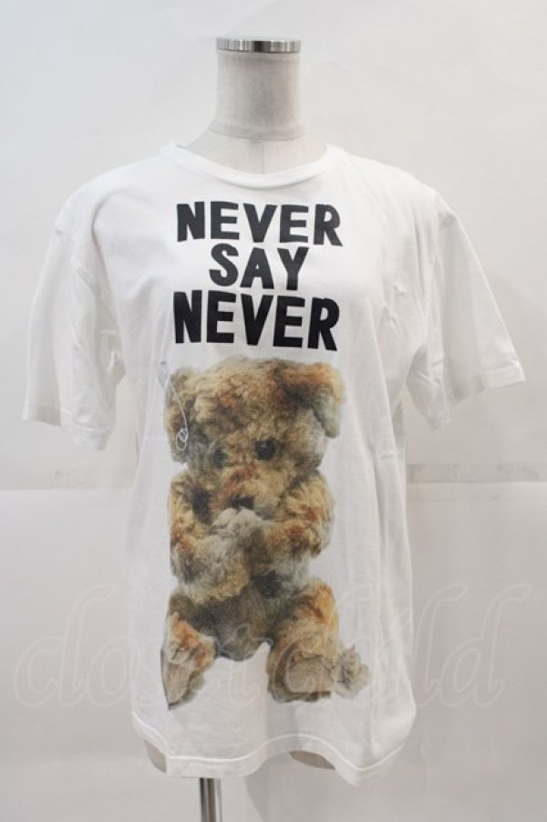 画像1: MILKBOY / NEVER SAY NEVER TEE  白ＸブラウンＸ黒 I-24-12-07-014-MB-TO-HD-ZI (1)