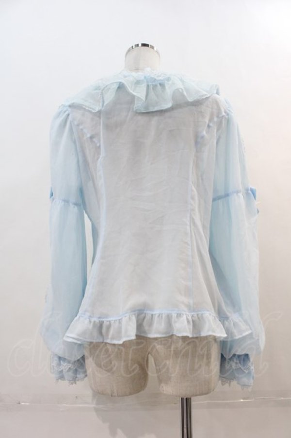 画像2: Angelic Pretty / Aqua Pearlブラウス  サックス I-24-12-09-001-AP-BL-HD-ZI (2)