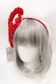 画像2: Angelic Pretty / Fantasic Heartカチューシャ  赤Ｘ白 I-25-01-16-005-AP-AC-HD-ZI (2)