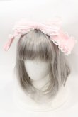 画像1: Angelic Pretty / リリカルバニーレースくるりんカチューシャ  ピンクＸ白 I-25-01-16-010-AP-AC-HD-ZI (1)