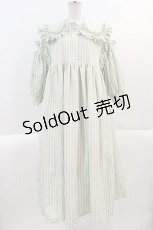 画像: Candy Stripper / BIG FRILL COLLAR DRESS 2 グリーン I-25-02-11-036-PU-OP-HD-ZI