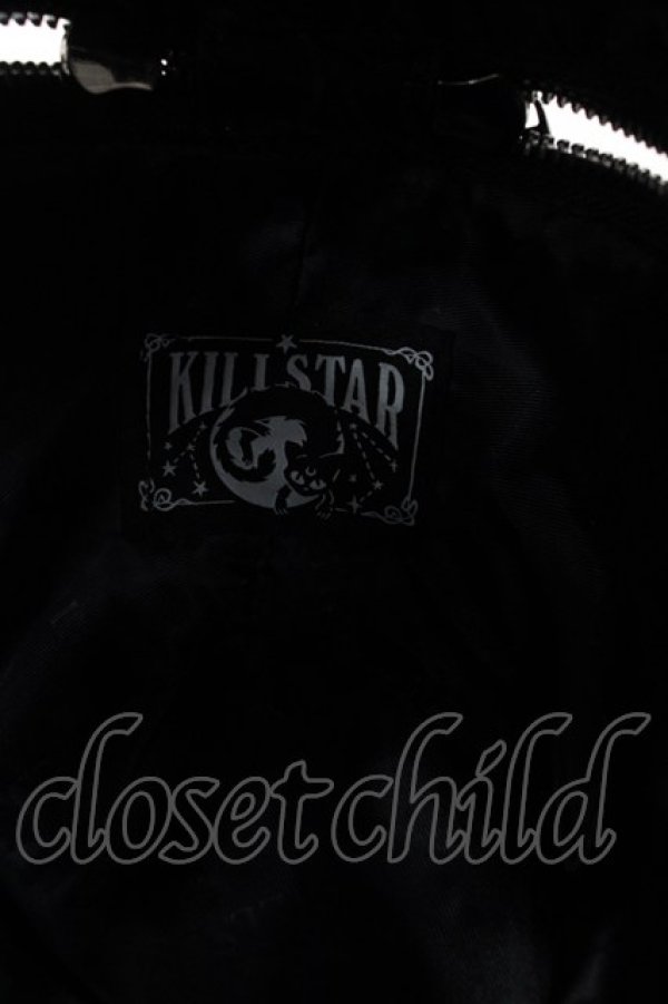 画像4: KILL STAR / Grave Digger Skull Handbag  黒 I-25-03-08-006-SL-BG-HD-ZI (4)