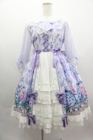 画像: Angelic Pretty / Sweet Lacyバスケットワンピース  ラベンダー I-25-03-23-054-AP-OP-HD-ZI