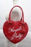 画像1: Angelic Pretty / BAGハートロゴバッグ  赤Ｘ白 I-25-03-23-113-AP-BG-HD-ZI (1)