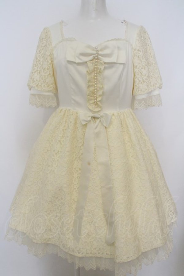 画像1: Angelic Pretty / Little Ladyワンピース  オフシロ O-23-11-19-086-AP-OP-OW-OS (1)