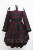 画像4: Angelic Pretty / Bunny CollegeクラシカルワンピースSet  アカチェック O-23-12-11-006-LO-OP-IG-OS (4)