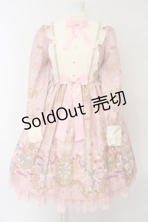 画像: Angelic Pretty / エリザベートユニコーンワンピース - ピンク O-24-01-21-026-AP-OP-IG-OS