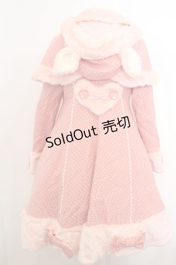 Angelic Pretty / COAT 小鹿のミルキーちゃんアップリケコート ピンク O-24-03-13-1014-AP-CO-IG-OS -  closet child オンラインショップ