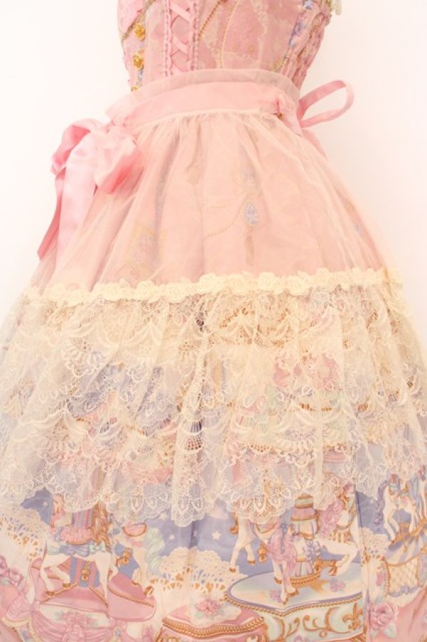Angelic Pretty / Eternal Carnivalペプラムジャンパースカート ピンク  O-24-03-13-2033-AP-OP-OW-OS - closet child オンラインショップ