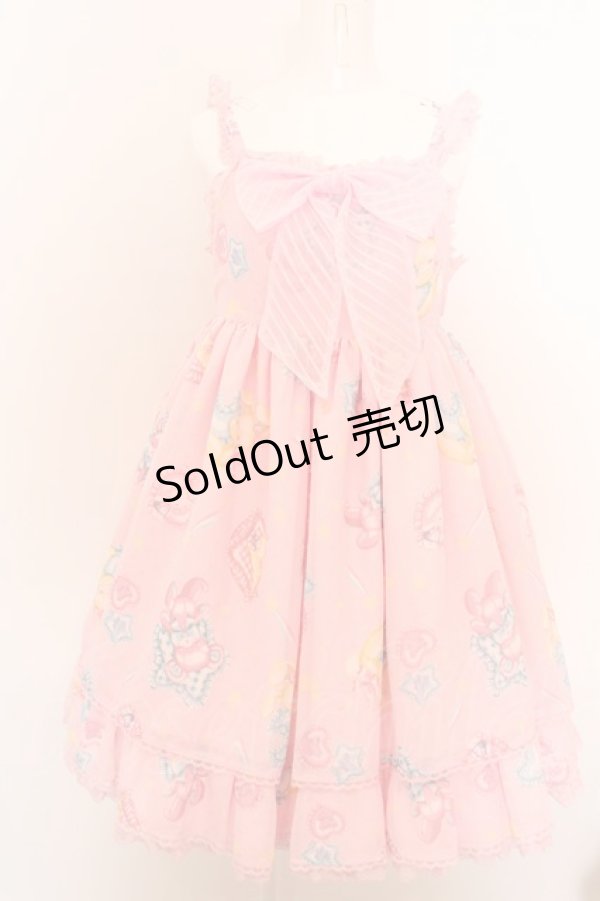 Angelic Pretty / すやすやTOYSジャンパースカート ピンク O-24-03-13 
