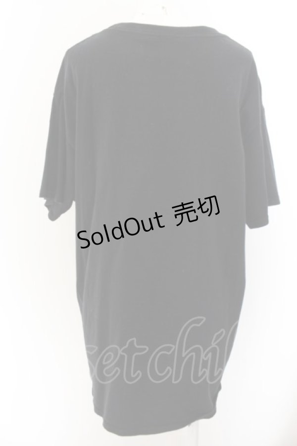 画像2: NieR Clothing / くまNieRTシャツ XL ブラック O-24-05-30-1161-PU-TO-OW-OS (2)