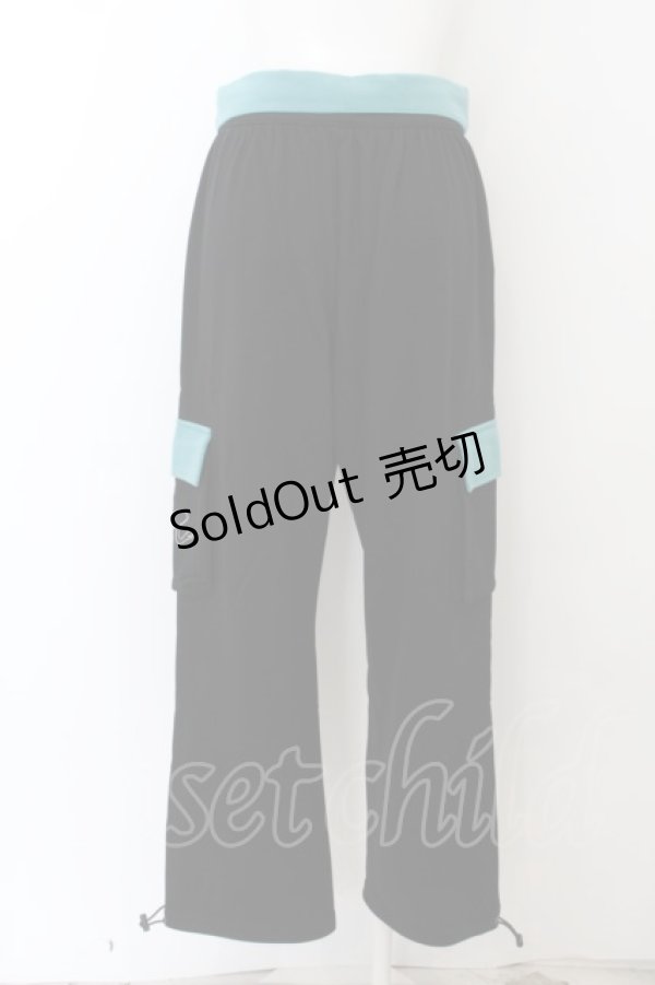 画像2: NieR Clothing / 裾ドロスト4POCKETSTYLE-UP PANTS  ブラック O-24-06-13-063-PU-PA-IG-OS (2)