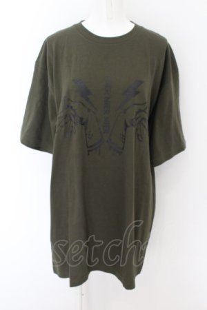 画像: NieR Clothing / HAND WING Tシャツ XL グリーン O-24-06-13-030-PU-TS-IG-OS