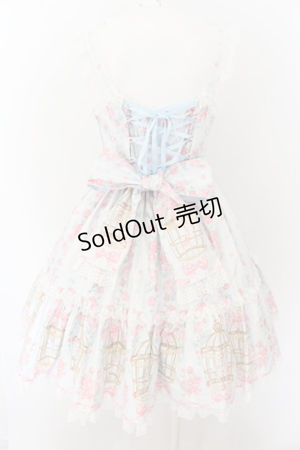 Angelic Pretty / 小鳥たちのシンフォニアジャンパースカート サックス O-24-07-06-003-AP-OP-OW-OS -  closet child オンラインショップ