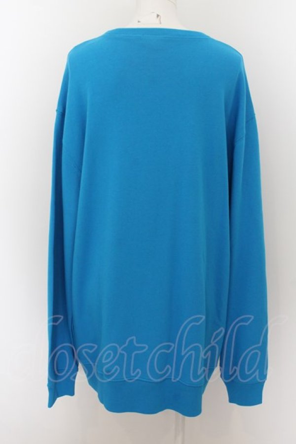 画像3: NieR Clothing / ONE君BLUE SWEATSHIRT【わざとだよ？】  ブルー O-24-07-08-1041-PU-TO-KB-OS-B (3)