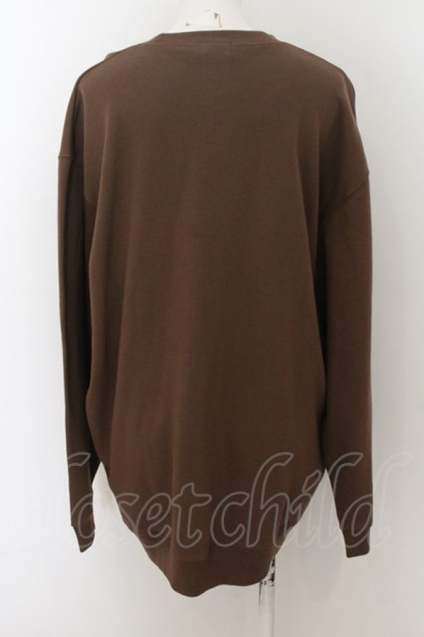 画像3: NieR Clothing / BOX LOGO SWEATSHIRT XL ブラウン O-24-07-08-1043-PU-TO-KB-OS-B (3)