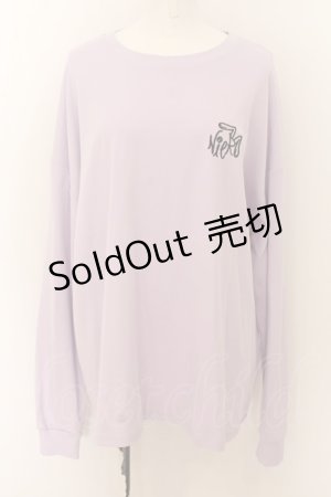 画像: NieR Clothing / LONG CUTSEW【PASTEL LAVENDER】カットソー  ラベンダー O-24-07-08-1050-PU-TO-IG-OS-C