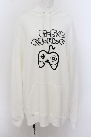 画像: NieR Clothing / OVERSIZE GAMING PULLOVER PARKA　パーカー 2XL ホワイト O-24-07-08-1056-PU-TO-OW-OS-C