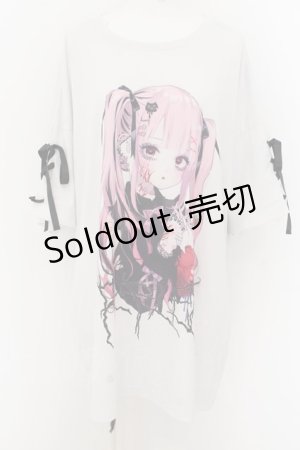 画像: REFLEM / Tシャツ.Negiコラボ レースアップ F ホワイト O-24-07-16-003-PU-JA-YM-OS