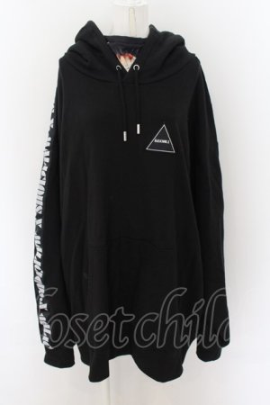 画像: MALICIOUS.X / Creature & Cat fang hoodie  ブラック O-24-07-20-046-GO-TO-IG-ZT024