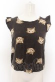 画像1: franche lippee black / ふさねこハネプルオーバー M クロ系 O-24-07-23-028-LO-TO-IG-OS (1)