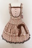 画像1: Angelic Pretty / Musee du Chocolatローウエストジャンパースカート  ピンク O-24-07-29-005-AP-OP-OW-OS (1)