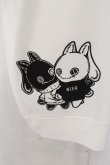 画像2: NieR Clothing / NieRちゃんプリントパーカー 2XL ホワイト O-24-07-29-1039-PU-TO-IG-OS (2)