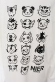 画像2: NieR Clothing / プリントパーカー【NieRキャラクターズ】 2XL ホワイト O-24-07-29-1040-PU-TO-OW-OS (2)